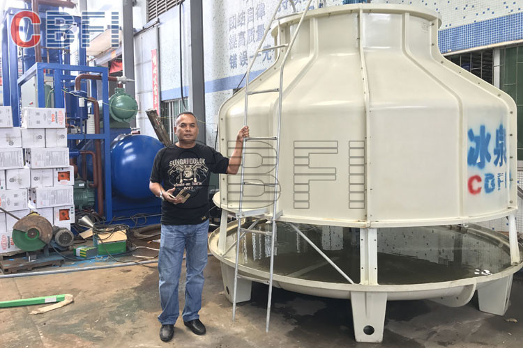 CBFI Large Capacity, Touch Screen, Tube Ice Machine Efficient Water Cooling
