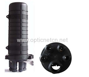 Black Color Fiber Optic Splice Closure , FOSC Fiber Optic Joint Closure