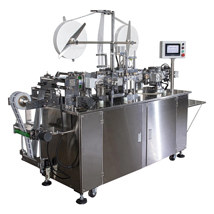 Fully Automatic Wet Alcohol Swab Manufacturing Machine Cotton Pads With PLC Control