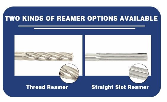 Cemented Carbide Drill Reamer , Straight Flute Reamer For Drill Machine