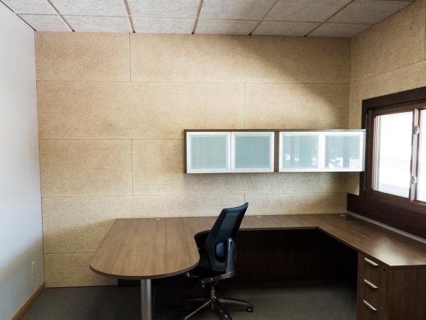 Office Wooden Wall Sound Absorption Isolation Board Wood Wool Cement Acoustic