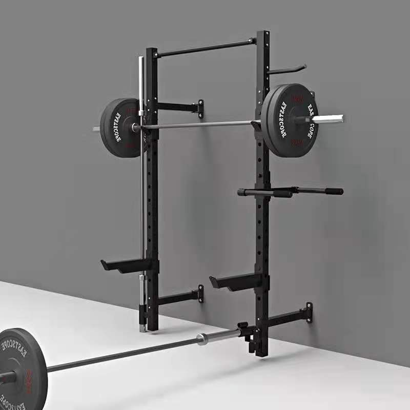 Factory Direct Price Home Gym Fitness Exercise Wall Mount Foldable Gym Accesorios Squat Rack