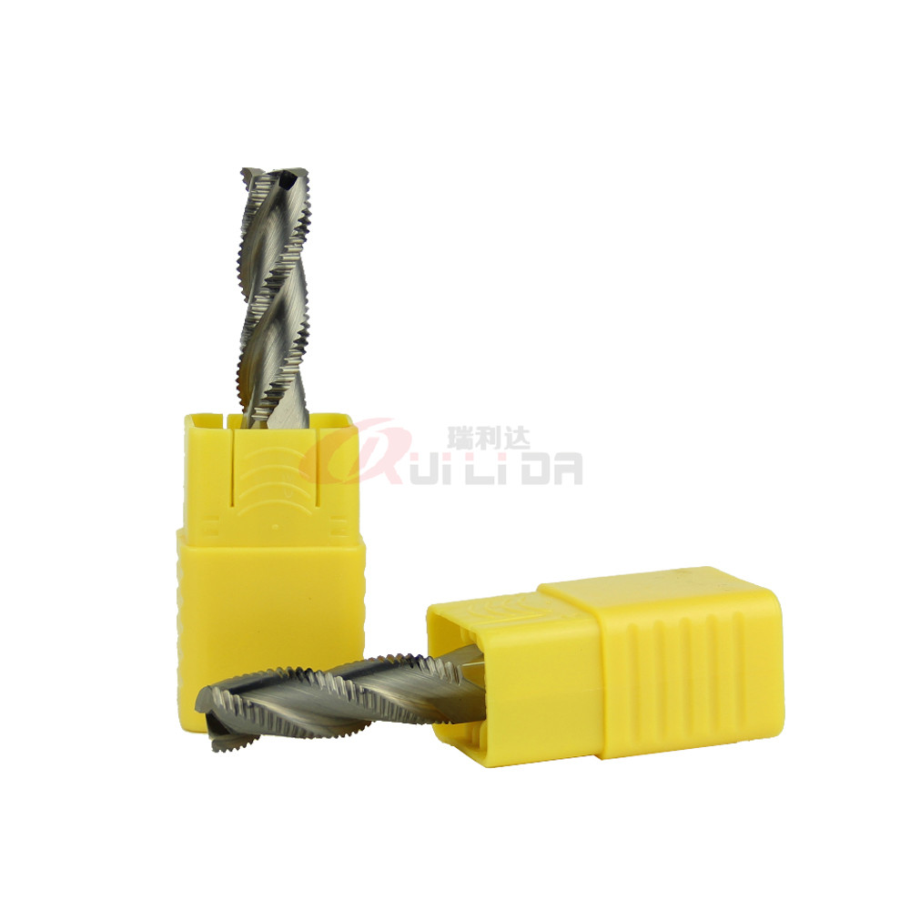 Metric End Mill 3 Flute Carbide Roughing End Mills For Wood CNC Milling Cutter