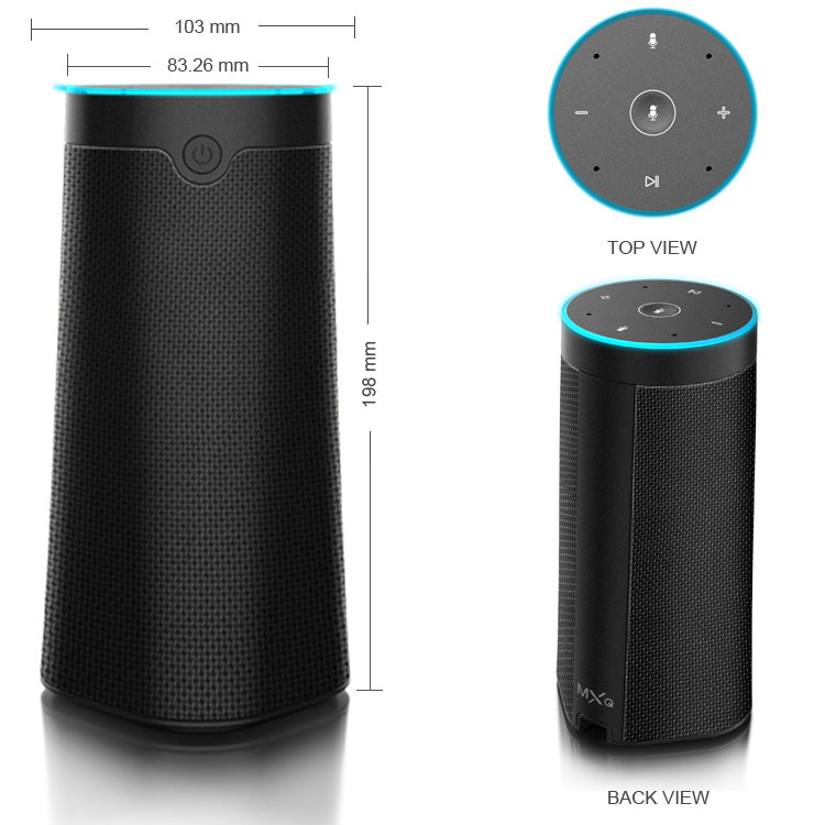 Hands Free Portable Wifi Speaker , Passive Wireless Network Speakers