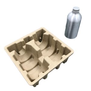  Compostable Moulded Pulp Tray Waterresistant Oilresistant Staticproof With Dry Press Manufactures