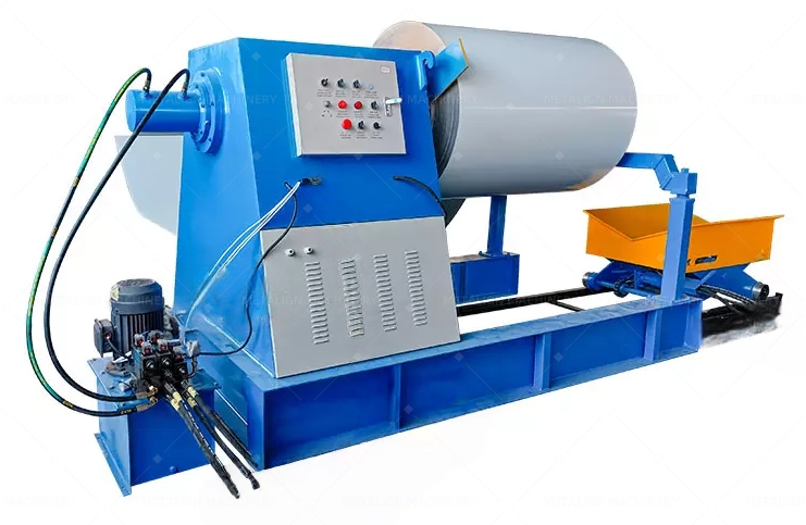 Chain Driven Roll Former With Protective Cover Producing Double Layer Roof Panels