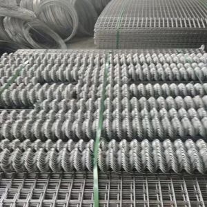 2mx1mx1m Galvanized Welded Mesh Stone Cage Gabion Box with Cutting Processing