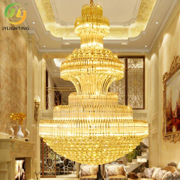 JYLIGHTING European-style Living Room Crystal Chandelier Clear Duplex Floor