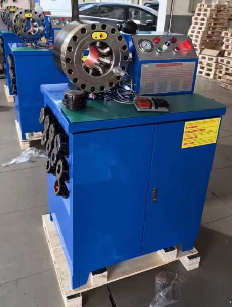 6-51mm Electric Power 220v/240v/380v/415v Rubber Hose Crimping Machine 600T