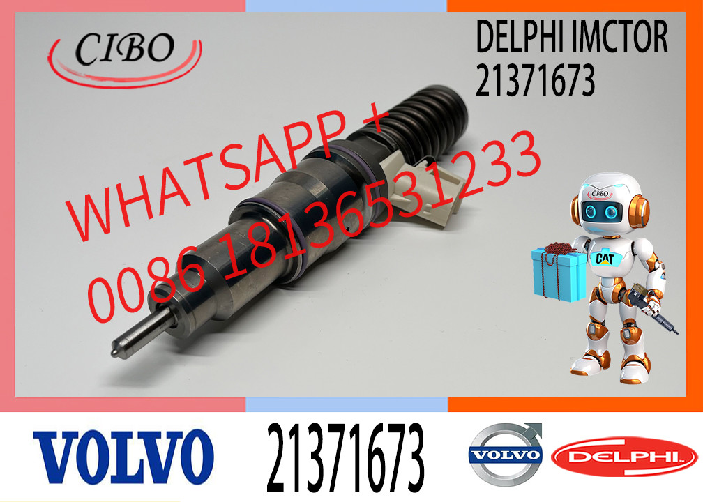 Fuel Injector BEBE4D24002 21371673 21340612 for VOL-VO D13 D13A Engine Excavator EC380D EC480D Contact 86 18136531233