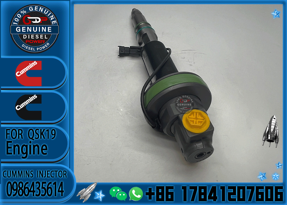 Genuine Fuel Injector Assembly F00BJ00006 FOOBJ00007 0986435903 0986435614 For Qsk19 Engine