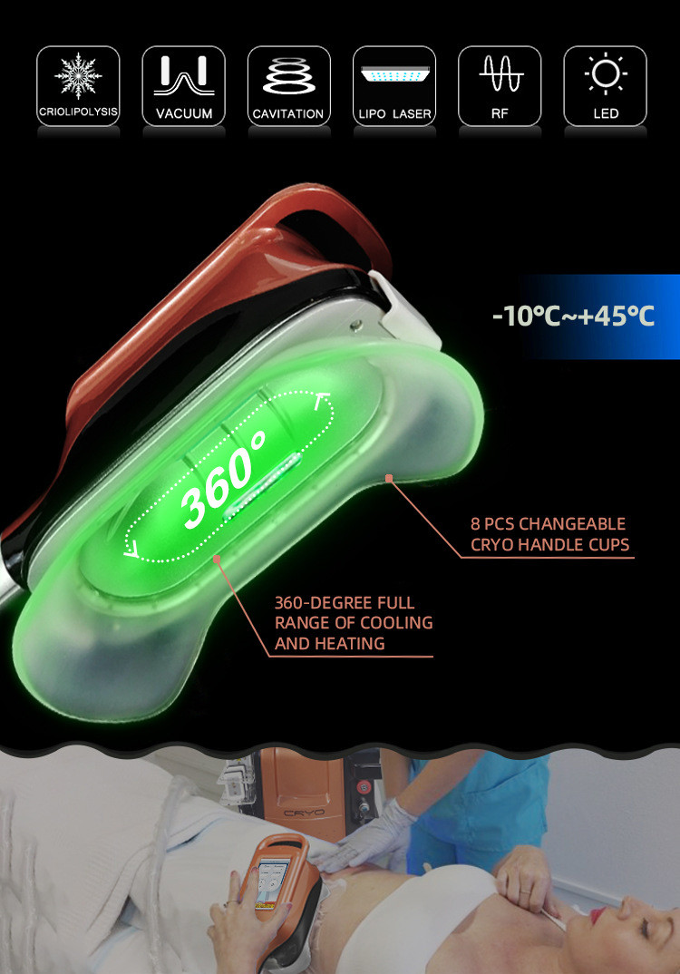 800W 40K Vacuum Ultrasonic Cavitation Radio Frequency Machine