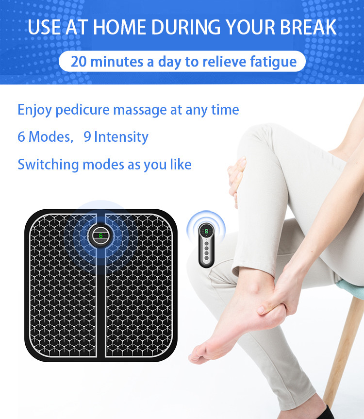Soreness Relief EMS Leg Reshaping Foot Massager 90mAh 6 Modes