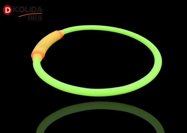 Luminous USB Charging Adjustable Waterproof Lighted Dog Collar Led Necklace