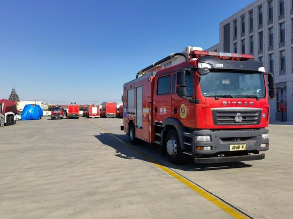 19200kg Swatow Fire Engine Truck DG20 Aerial Platform Fire Truck TFT/PLKD32