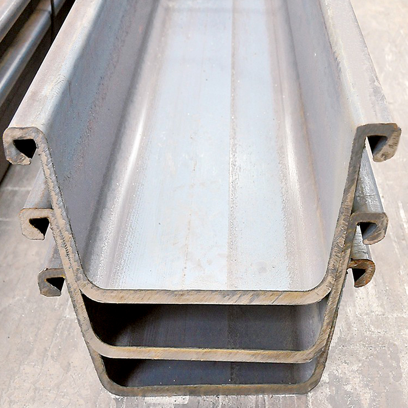 Larsen U Z Type Hot Rolled Steel Sheet Pile SY295 S355 SY390 DIN GB JIS Standard