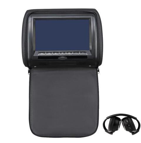 16 / 9 Mode Automobile Headrest DVD Player , Touch Screen Headrest Monitor 9