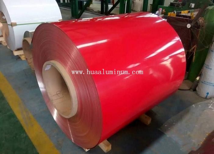 H116 6mm Tickness Painted Aluminum Coil With Blue Color Coated