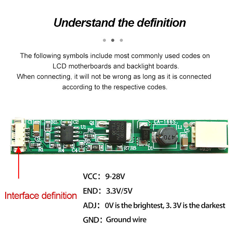 CA-166S IGBT Module Universal LED Backlight Driver Board Laptop High Voltage Constant Current Output Adjustable Module