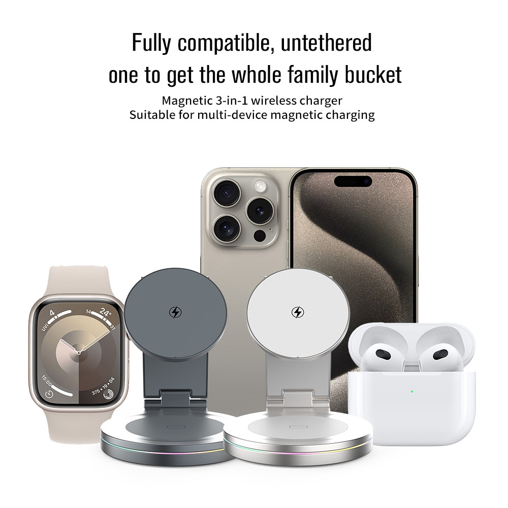 100-205KHZ Working Frequency QI Wireless Charger for Samsung ≥75% Charging Efficiency