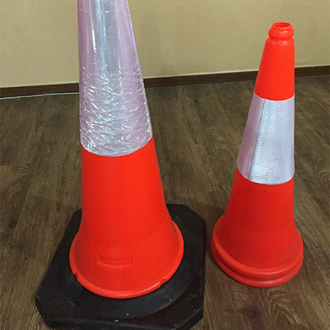PE Plastic Road Cone Orange High Visible Highway Traffic Cones