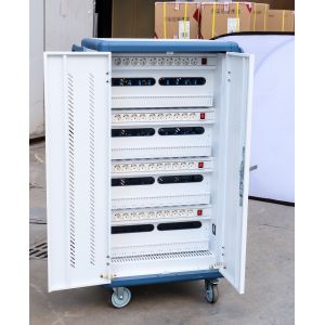 Charging Cart AC Charging DC Charging And USB Type A Type C Vault Storage IPad