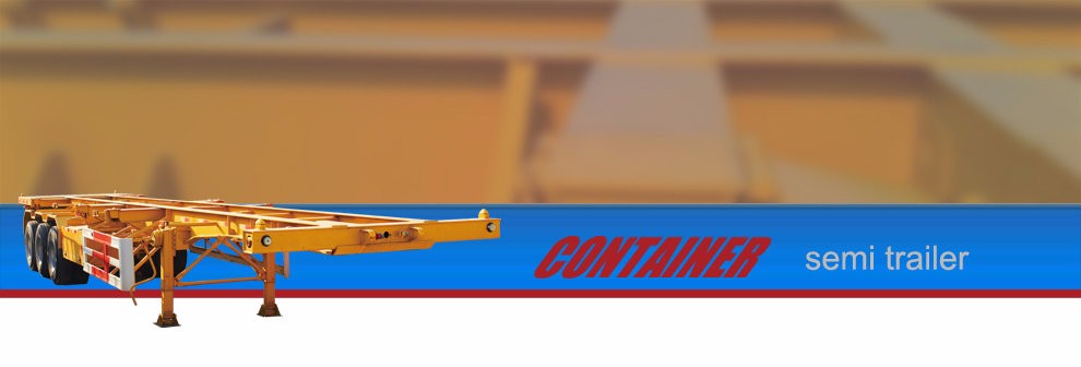Fuwa Bpw Optional Axle 40 Feet 3 Axles Skeleton Semi Trailer for Container Transportation