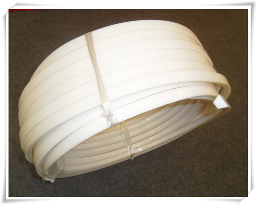 PU and PVC guide A for Guiding on the conveyor belts Transparent, hardness 70A to 80A