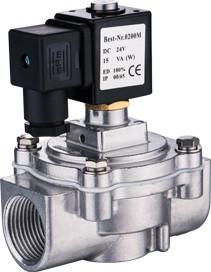Economic Right Angle Solenoid Valve DN20 ~ 25 ASCO Type With Seal Material NBR