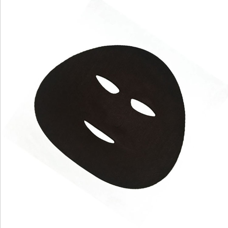 OEM dry 50gsm soft and strong fabric Bamboo charcoal mask face sheet dry bio cellulose face mask