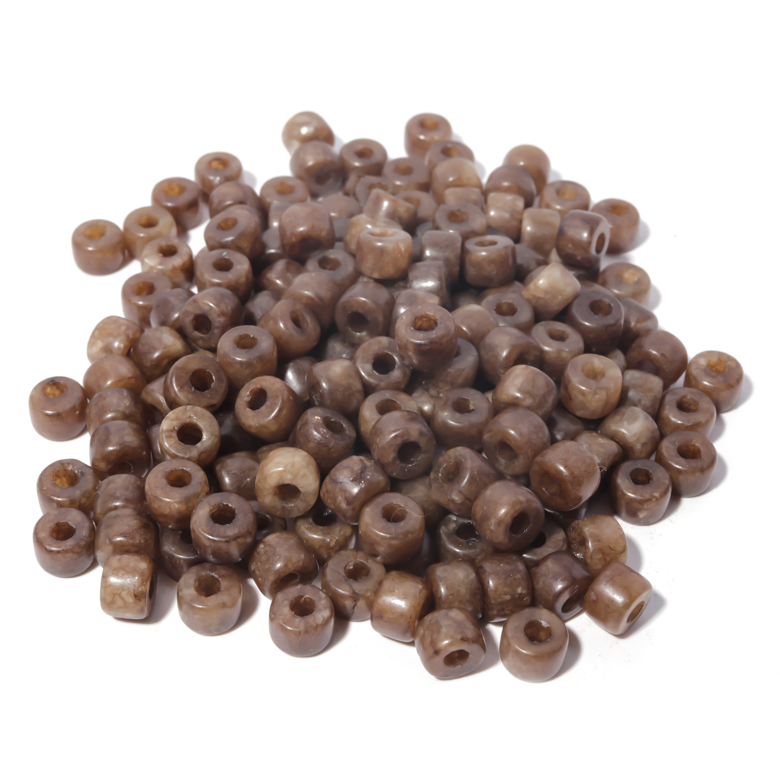 100 Colors Gemstone Forte Beads 6*8mm*2.0 Holes DIY Patterns With Rope