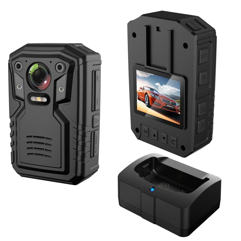 Pre - Recording Security Guard Body Camera MP4 Video File Format 1080P Resolution