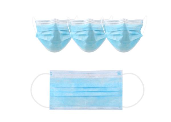 3 Ply Medical Grade Face Masks , Disposable EarLoop Face Masks Dental Surgical