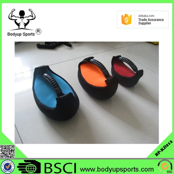 Quality Long Service Life Kettlebell Exercise Equipment Neoprene Fabric With Sand for sale