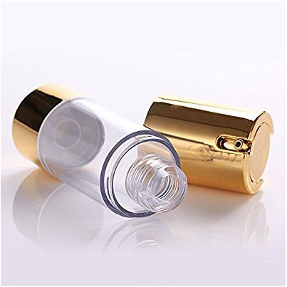 Plastic AS 50ml 30ml 15ml Airless Pump Bottles For Cosmetics
