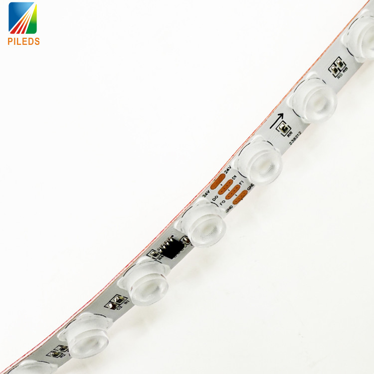 SPI-RGB Indoor Waterproof Double-Layer Smart Strip Lights 2550 Copper Foil Lens Side Emitting LED Wall Wash Light