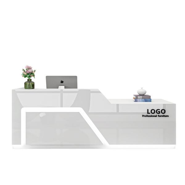 Salon Reception Desk Mall Shop Display Counter Pedestal For OEM ODM Usage
