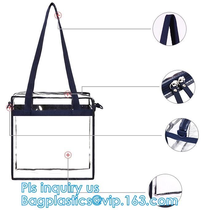 clear pvc bag large capacity, custom logo clear pvc bag, blanket bag with handle ,pvc handle bag pvc christmas gift bag