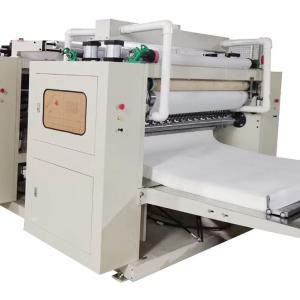  Automatic V-Fold Dispenser Kitchen Towel Machine Glue Lamination Nested Emboss Manufactures