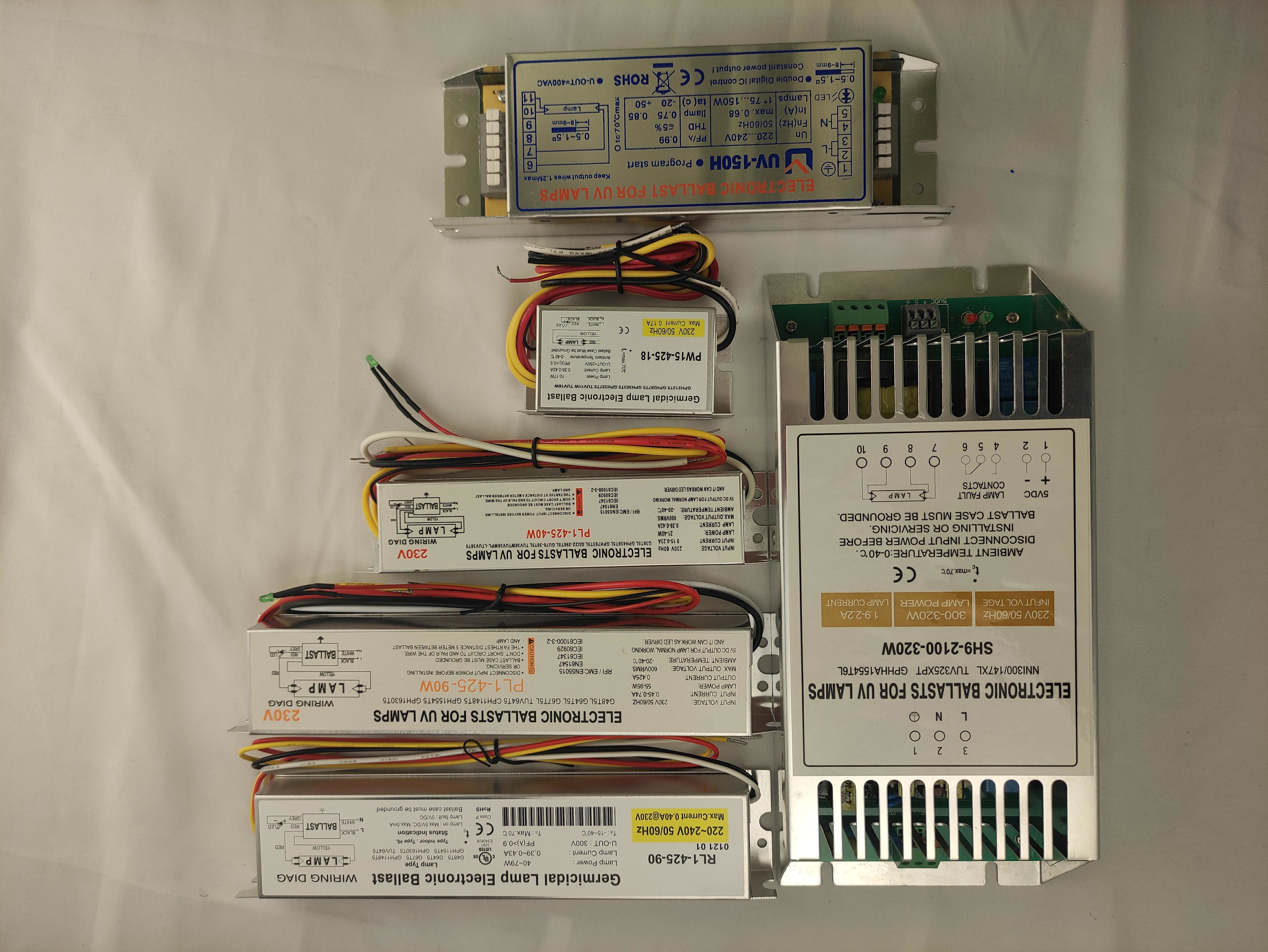 108W Germicidal Lamp Electronic Ballast UV Ballasts PH7-800-155U