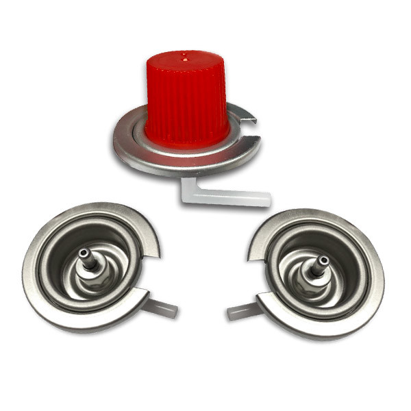 Portable Tinplate PP Butane Propane Gas Valve One Inch For Cassette Stove