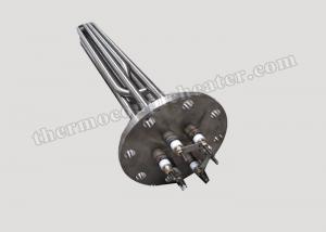 China High Purity MgO Flat Flange Immersion Heater / Hot Water Immersion Heater on sale