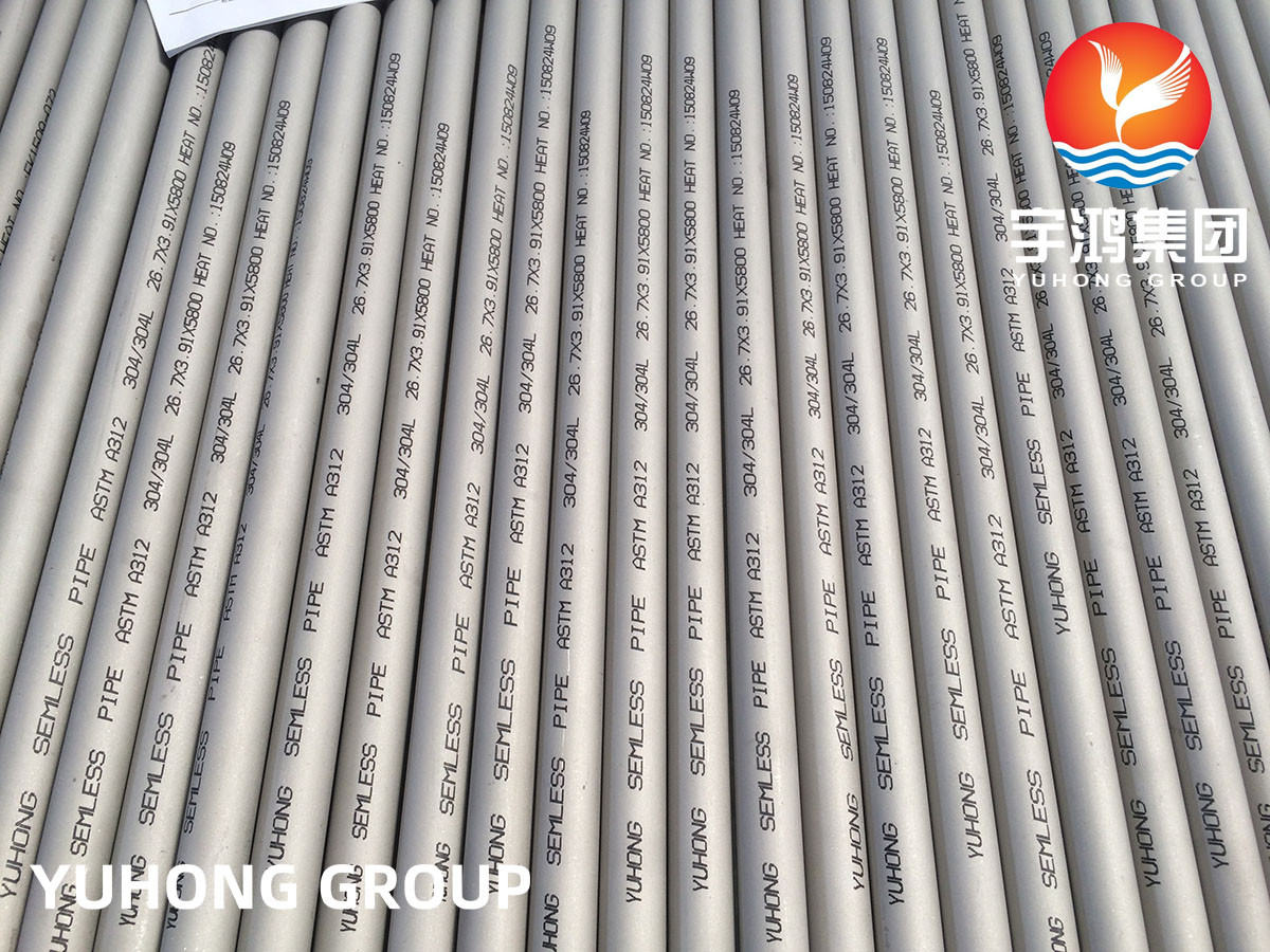 ASTM A312 TP304 304L Seamless And Welded Pipe High Temperature