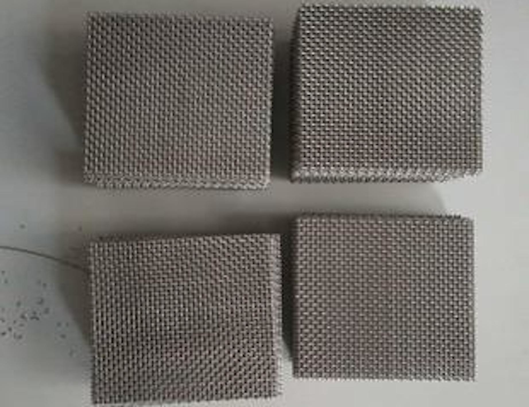 Square Mesh 20 800 Galvanized Spot Welding Wire Mesh Filter Screen