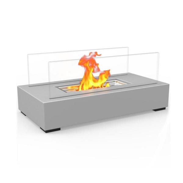 Quality Portable Ventless Indoor Bioethanol Fireplace Metal Tabletop for sale