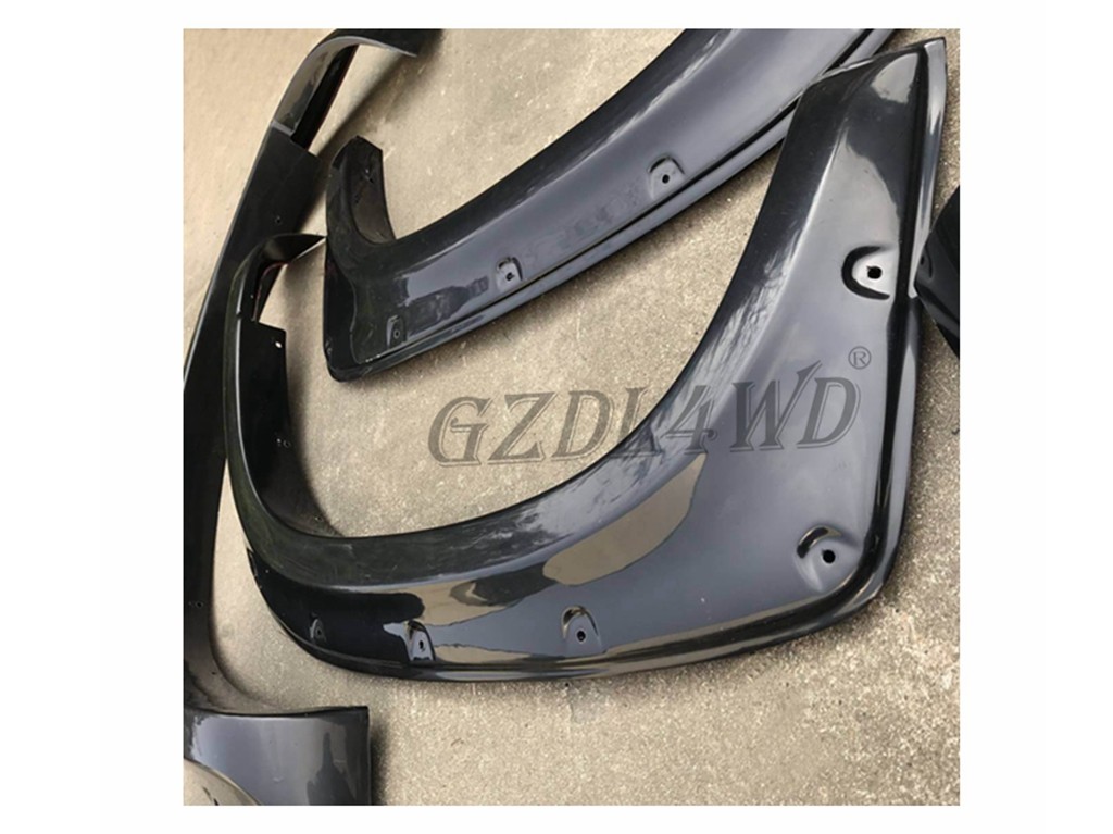 2019 Mitsubishi Triton MQ L200 Fender Wheel Arch Flares Laser Logo Printed