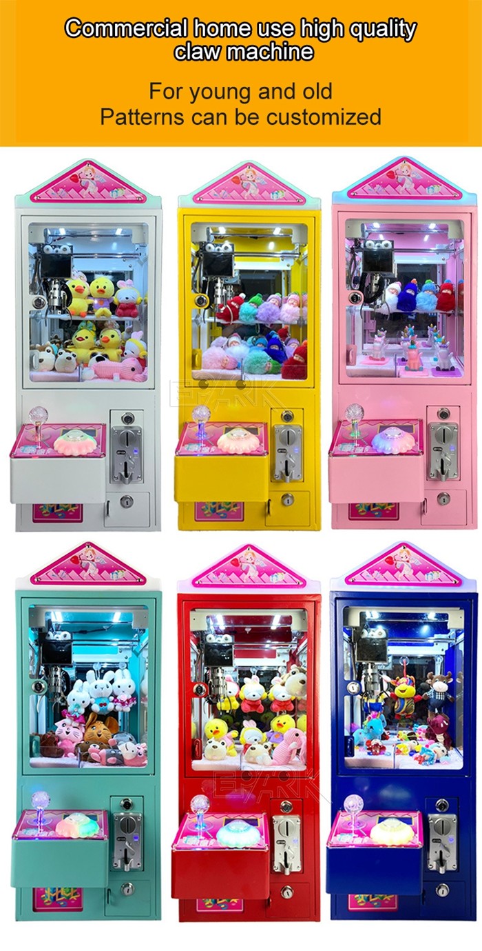 Single Half Doll Machine Claw Crane Game Mini Claw Machine For Sale Table Kids Play