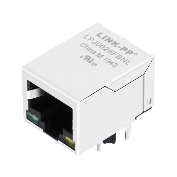 Hanrun HY911103A Compatible LINK-PP LPJ0026FBNL 10/100 Base-T Tab Down Green
