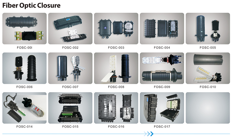 Customized Fiber Optic Splice Closure , 144 Core Dome Type Closure
