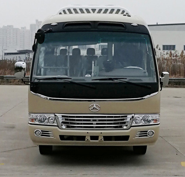 Brown 23 Seater Electric Bus EV Roadways Electric Passenger Bus
